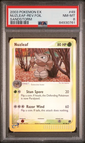 Nuzleaf graded PSA 8 for sale on eBay