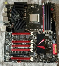 Asus Rog Crosshair IV Extreme Motherboard AMD PHENOM 2x6 1100t CPU