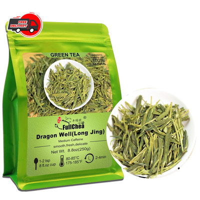 Fullchea - Longjing Tea - Dragonwell Tea - Chinese Green Tea Loose Lea