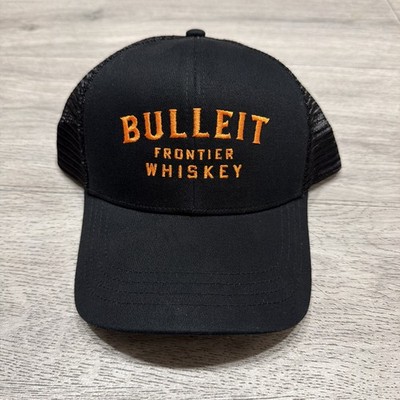 Bulleit Frontier Whiskey Snapback Trucker Hat Black One Size 6 Panel Econscious