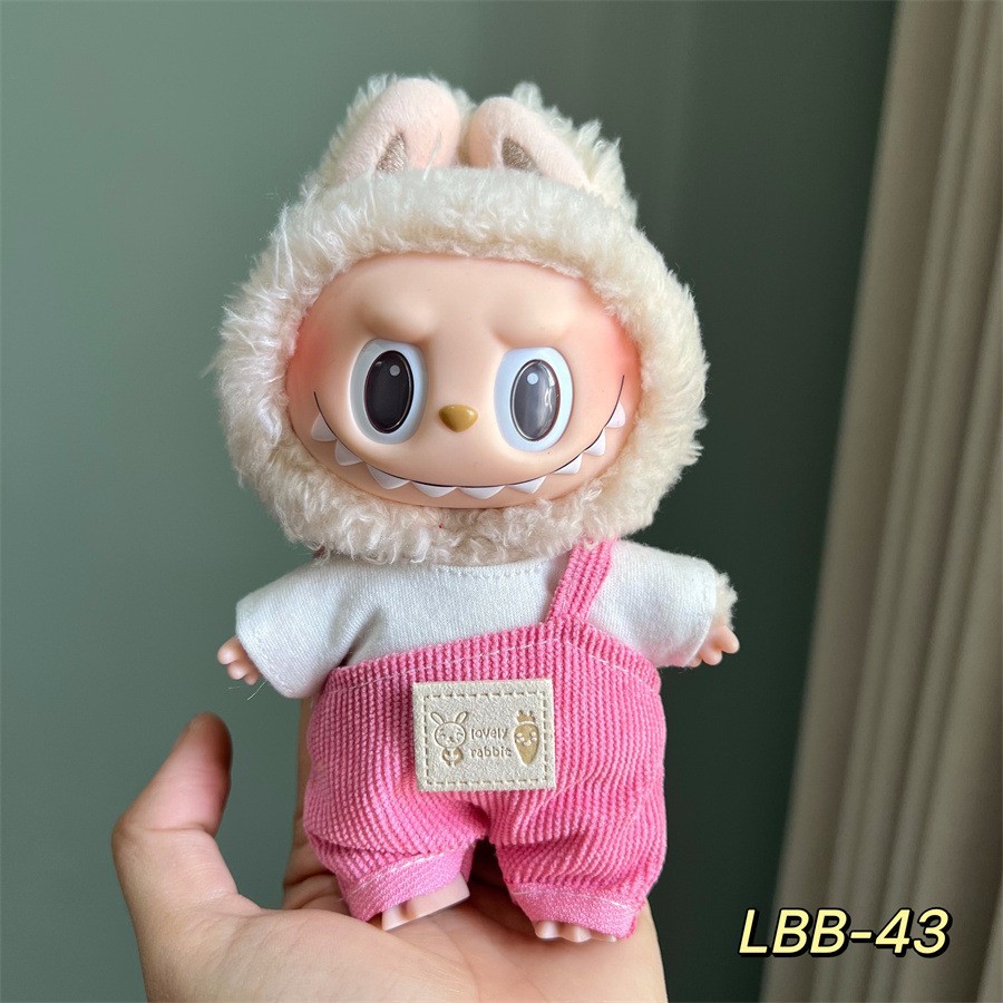 Labubu Mini Clothes Set Handmade Modern Fashion Outfits No Doll No Shoes
