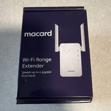 macard RE1200 Dual-Band Wi-Fi Extender 2.4/5GHz 867Mbps Ethernet Port White