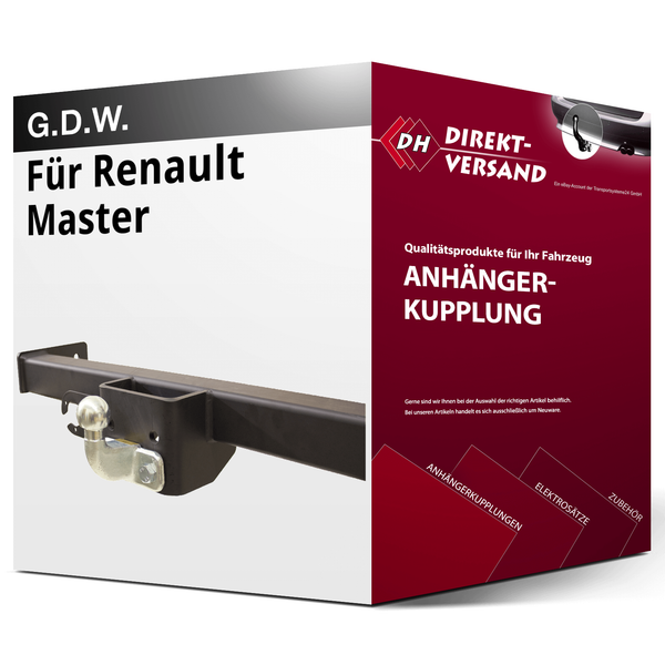 AnhäNgerkupplung Starr für Renault Master 02.2010-Jetzt Inkl. EBA Neu-image
