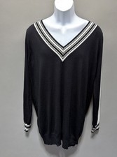 Jeans By Buffalo Race Men?s V-neck Black & Sweater Size XL