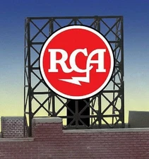 Miller Engineering 339000 N/Z RCA Flashing Neon Rooftop Billboard