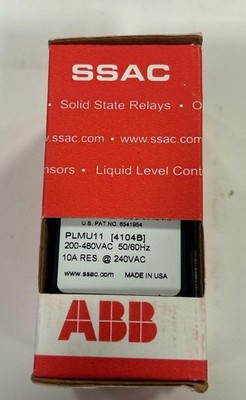 ABB SSAC PLMU11 Time Delay Relay 240VAC 10A Solid State Timer