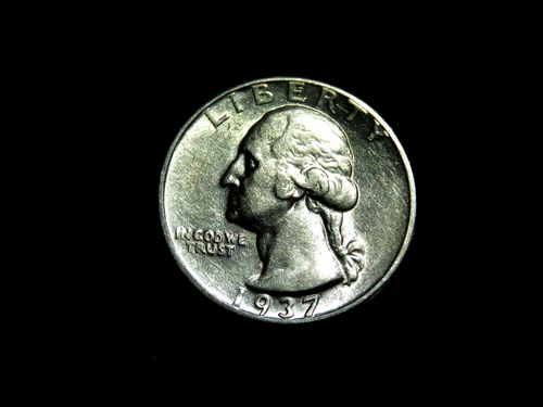 1937-P Washington Quarter Uncirculated 90% Silver DF3