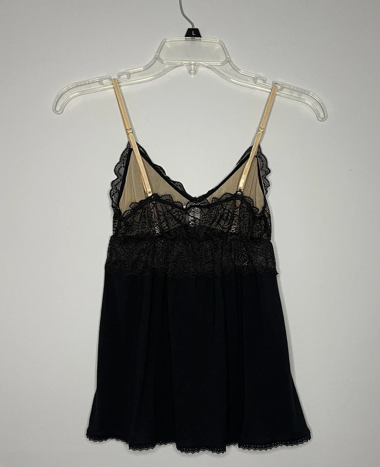 Sexy Camisón Eberjey Babydoll Encaje Camiseta sin Mangas Chemise Grande Ajustable Salir Foto 2 de 4