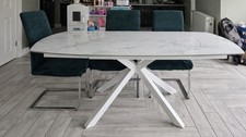 Harvey's Russo Extendable Dining Table and 8 Chairs Set