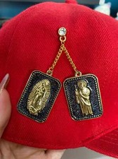 San Judas  Virgen de Guadalupe Hat Pin