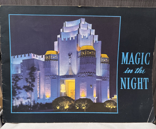 VINTAGE! 1939 San Francisco Exposition Souvenir Picture Book Magic in the Night