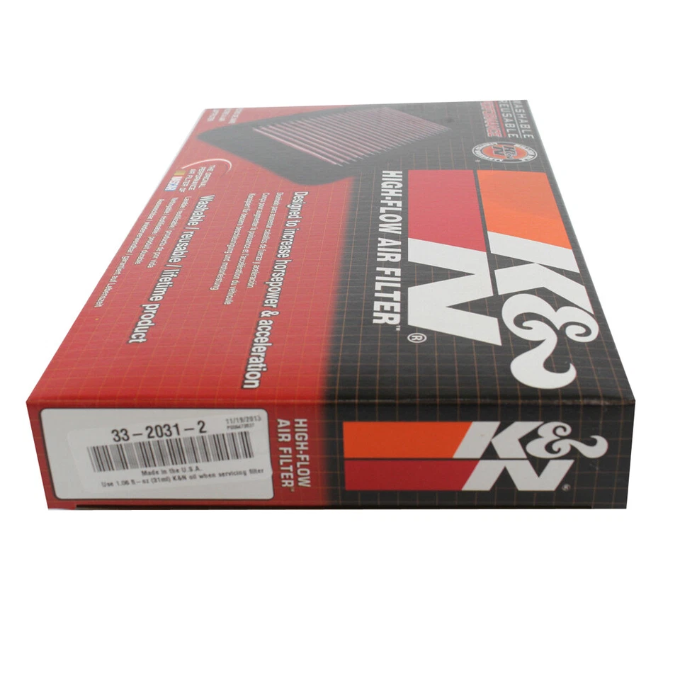 Filtro de aire K&N KN33-2031-2 para Subaru Outback Sportswagon SVX Comprobar aplicación Foto 2 de 4