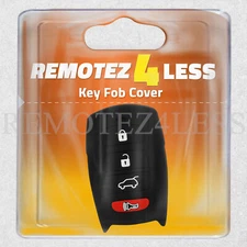 Key Fob Cover For 2006-2013 Hyundai Azera Remote Case Rubber Skin Jacket