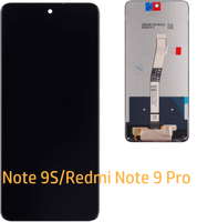FüR Xiaomi Redmi Note 9 Pro / 9S LCD Display Bildschirm Touch Screen Kleber DE