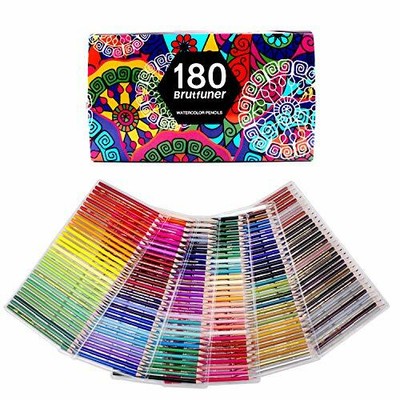 180 Colours Watercolour Pencils for Drawing Art Colouring 
