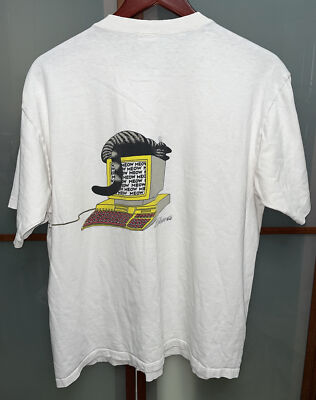 B. Kliban Vintage Crazy Shirt Hawaii Cat Mouse Single Stitch