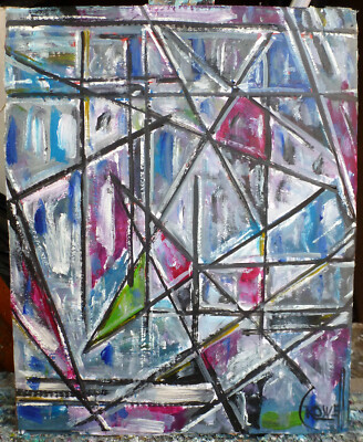 THE BEST FINISH LAST 8x10 oil painting HARDpanel NEW original art signed Crowell