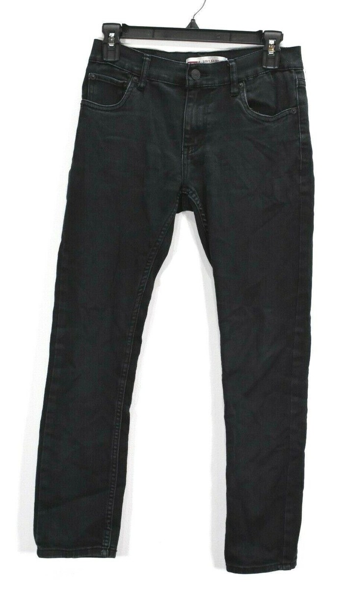 Levis Womens 519 Extreme Skinny Leg Stretch Pocket Denim Black