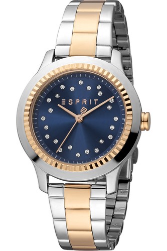 Montre ESPRIT Casual ES1L351L0055 - Cadran Bleu Nuit, Style Décontracté, Pour Homme/femme