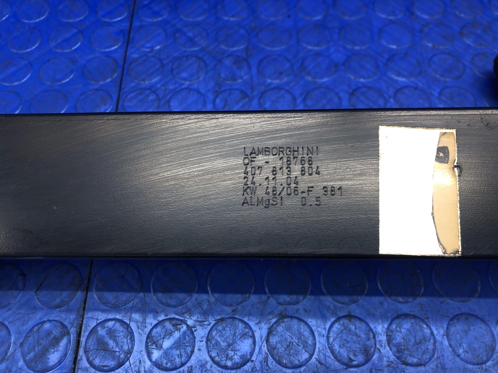 LAMBORGHINI GALLARDO FRONT RIGHT BUMPER CARRIER STRUCTURE BRACKET 407813087