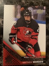 Matthew Morden  2022 team canada junior prospectus  momentous #14