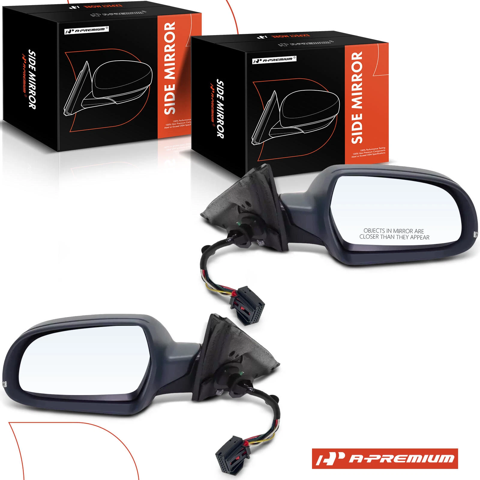 A-Premium Pair Power Mirror Power Fold Signal for Audi A3 2011-2013 A3 Quattro