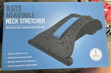 Bluzen Adjustable Neck Stretcher Helps Relax Neck, Shoulders And Upper Back