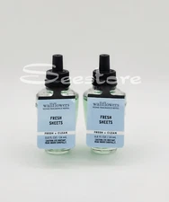 Bath & Body Works Fresh Sheets Wallflowers Fragrance Refill Bulb New Set of 2