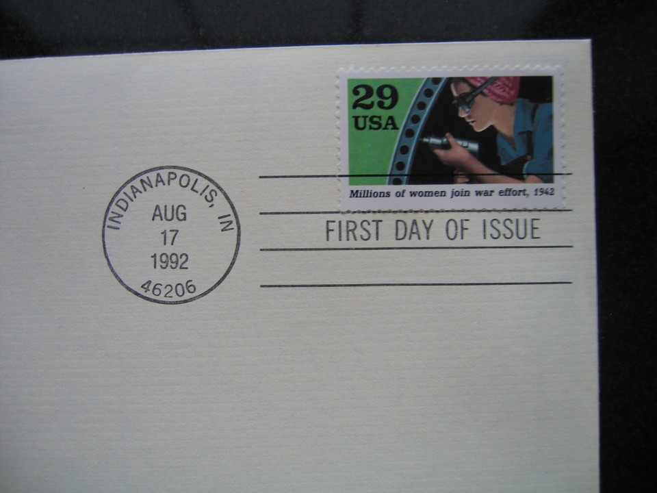 WOMEN AID WAR EFFORT WWII Gold Stamp replica World War II Golden Cover