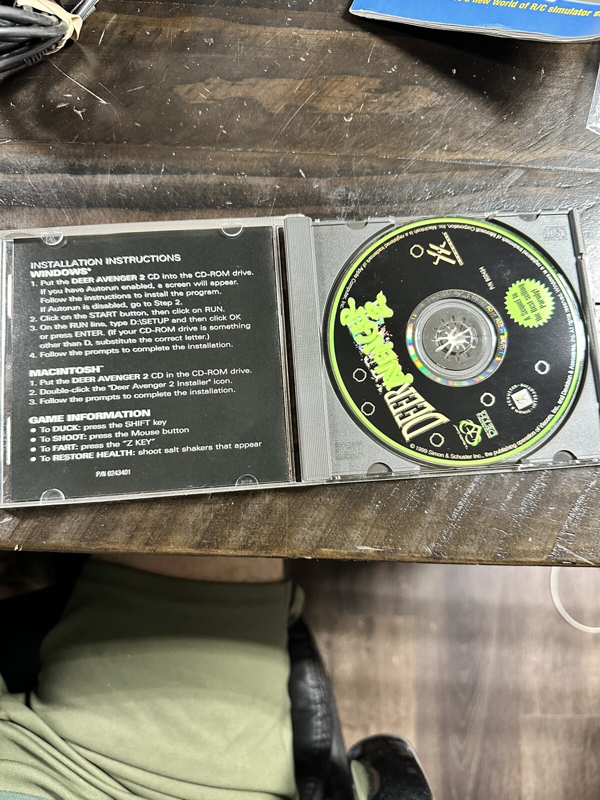 Deer Avenger 2 Game PC CDROM Adventure Shooting Parody Hypnotix Windows Mac 51581024343 eBay