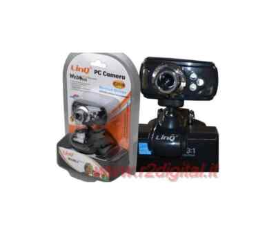WEBCAM 30 MEGA PIXEL WEB CAM LED USB CAMERA PINZA HD Pc cam