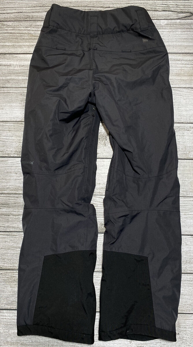 Patagonia H2NO Mens XS Waterproof Rain Pants Black Snowboard Patagonia H2NO Mens XS Waterproof Rain Pants Black Snowboard
