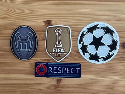 UEFA Champions League Winners 11 Club World Cup 2016 Patch Badge