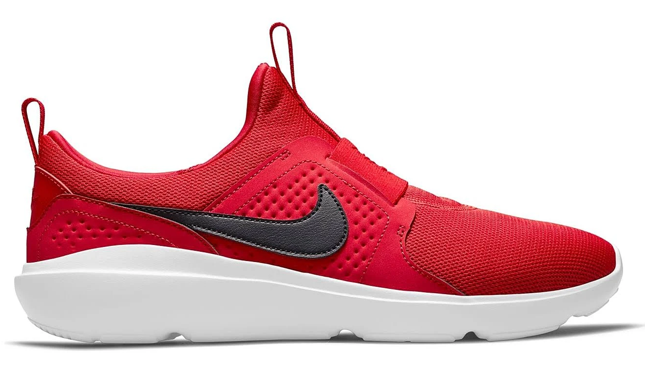 NIKE 'Core AD Comfort' Slip-On Running Sneaker Men's US 9 NO LACES  Red/Black NIB | eBay