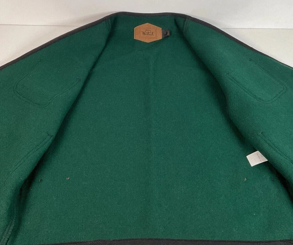 Vintage Woolrich Buffalo Plaid Vest Large USA Made - Image 3 of 4