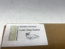 ICO Bath V62593 Volkano Crater Wall Mounted Soap Dish Chrome