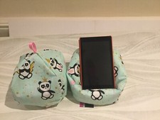 Panda iPad Kindle Tablet Nook E Reader Pillow Cushion Holder Desktop Stand Gift