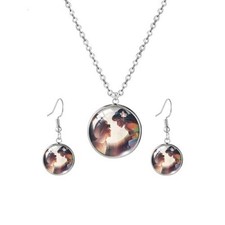 "Aladdin" Handmade Jewelry Set with Princess Jasmine Prince Ali