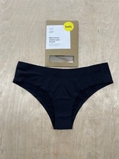 Knix Women  s Essential Cheeky Panties Sz S Black  No Leak Proof
