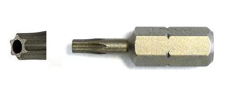Arndt Neuf Lot Embouts Torx Anti-Vandale T15 T20 T25 T27 T30 T40 x 25 S2 Acier - Photo 1/1