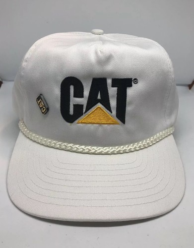 Vintage Caterpiller Cat Hat Cap Trucker 