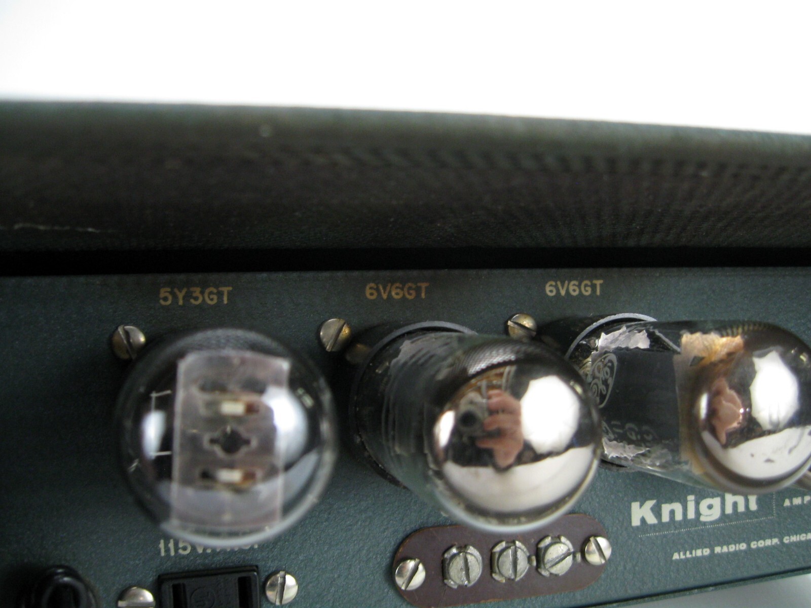 KNIGHT 6V6GT VINTAGE AUDIO TUBE AMPLIFIER MONO TESTED WORKING * NICE