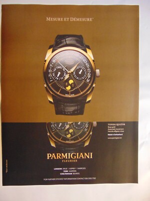 2012 PARMIGIANI FLEURIER WATCH print ad