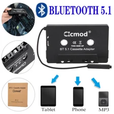 Bluetooth 5.1 Car Audio Stereo Cassette Tape Adapter To Aux for iphone Samsung