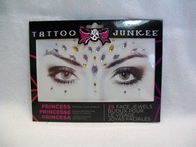 Tattoo Junkee Face Jewels Festival Party Face Jewelry (28 Jem Pieces)