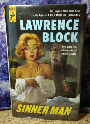 Sinner Man, Signed by Lawrence Block (2016,  (Titan, 2016, Hardcover)