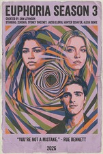 Euphoria Season 3 - Minimal Movie Poster - Retro Film Poster - Vintage - 2026