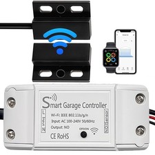 Smart Garage Door Opener Smart WiFi Garage Controller Garage Door Opener Cont...