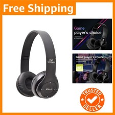 On-Ear Bluetooth Headphones with Mic - 65H Playtime  Active Noise Cancelling