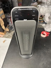 Dreo Silver Space Heater Indoor, 25" 11.5Ft/S Portable Room Heater